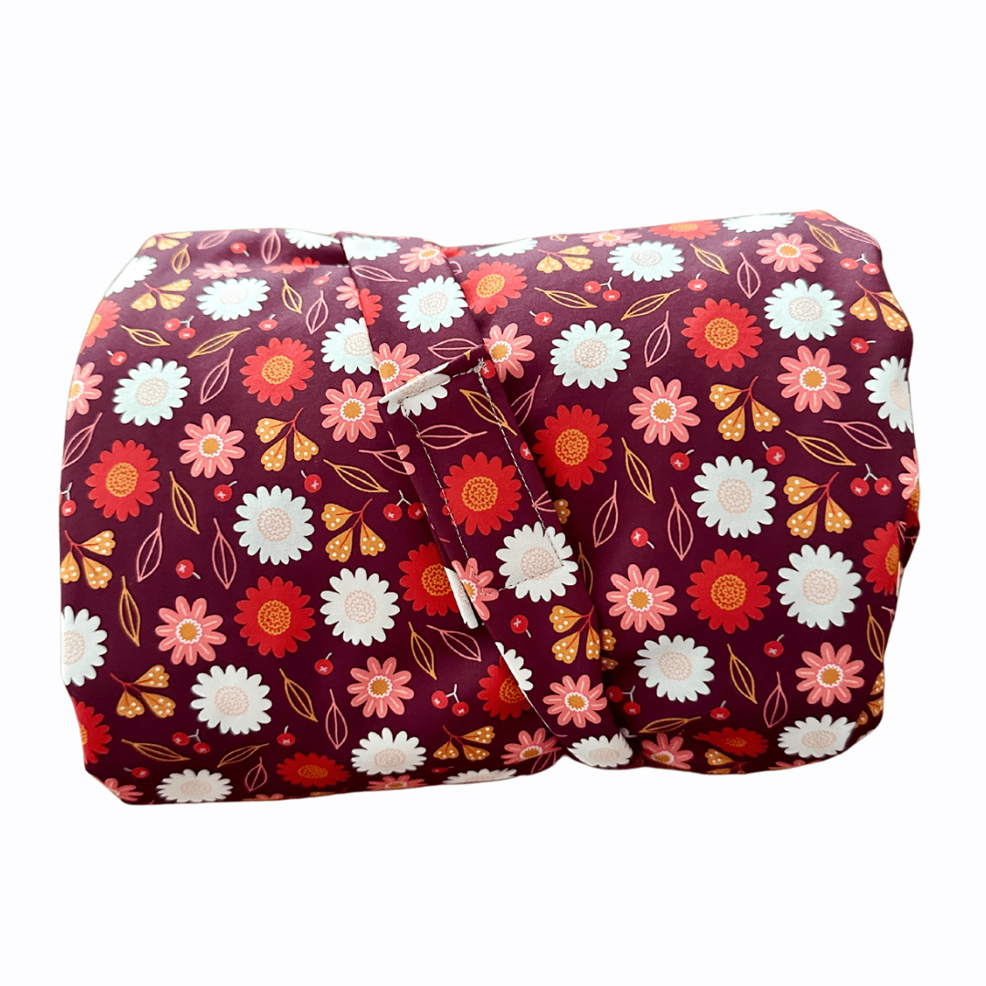 Dog Car Seat Cover & Travel Mat - Floral Blossoms - Lilo Dachshund Threads - 