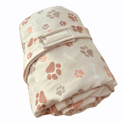 Dog Car Seat Cover & Travel Mat - Puppy Paws - Lilo Dachshund Threads - 
