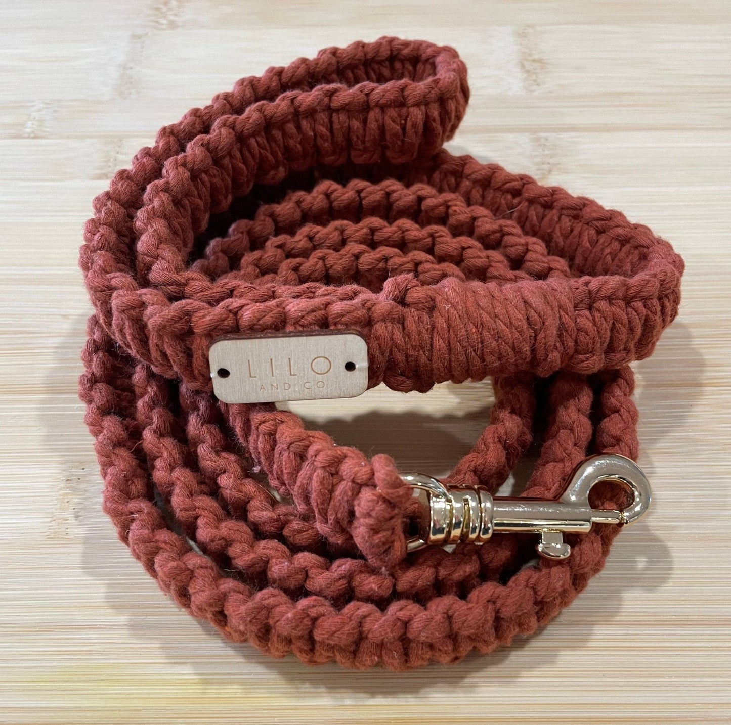 Macrame Boho Lead - Lilo Dachshund Threads--