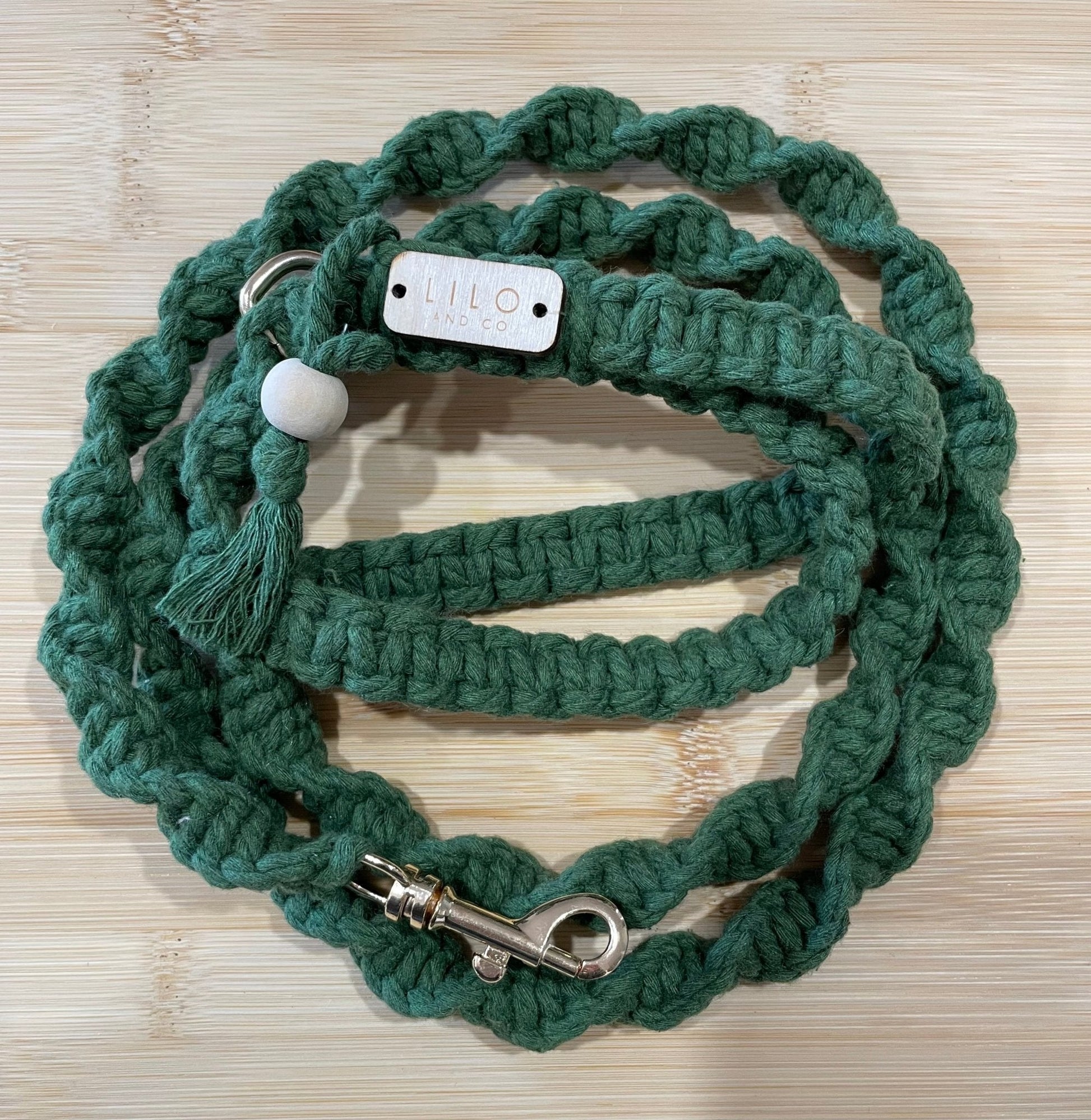 Macrame Boho Lead - Lilo Dachshund Threads--