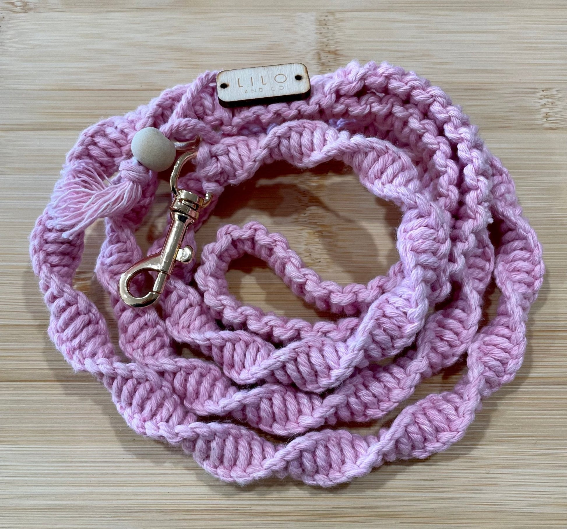 Macrame Boho Lead - Lilo Dachshund Threads--