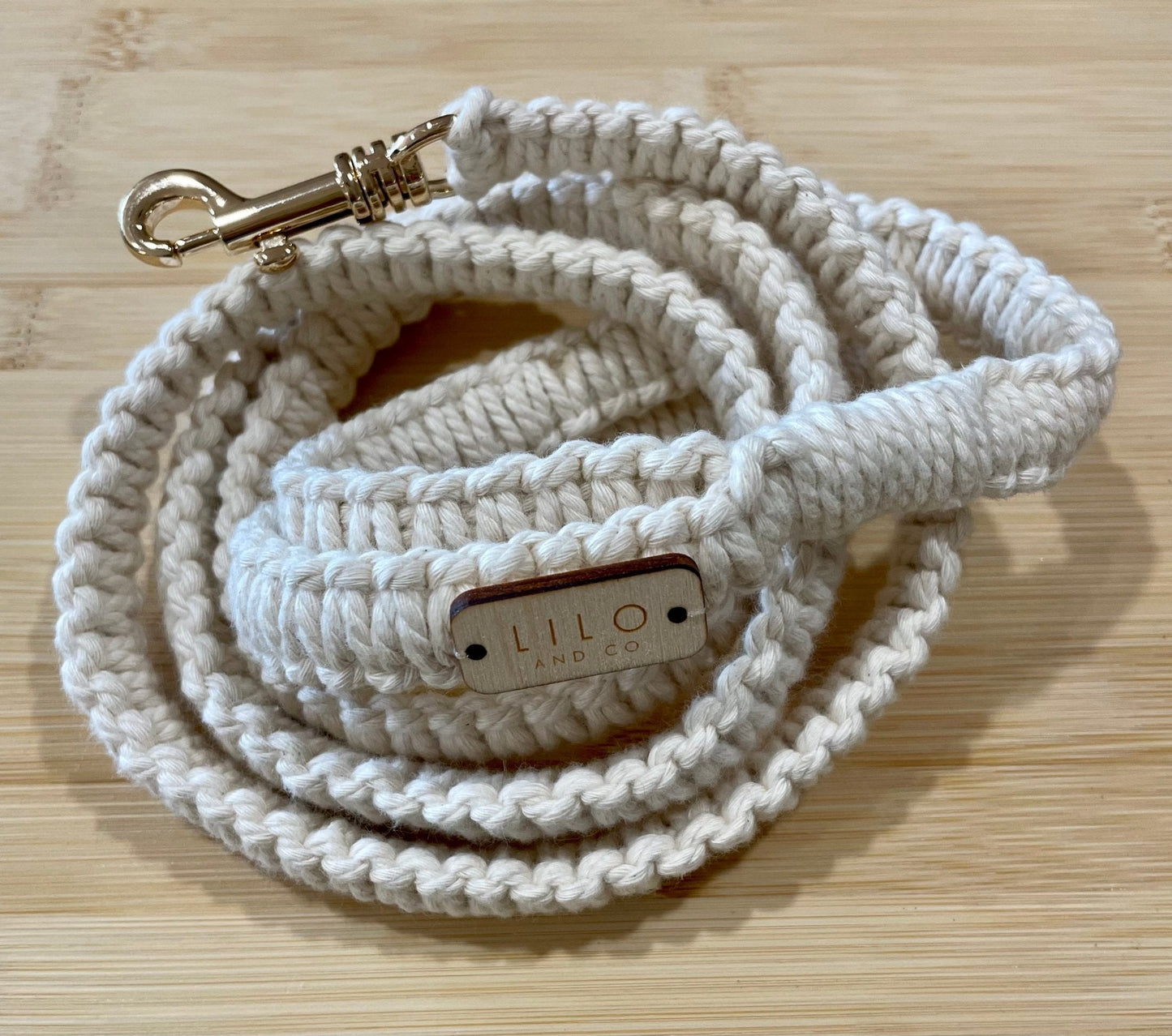 Macrame Boho Lead - Lilo Dachshund Threads--